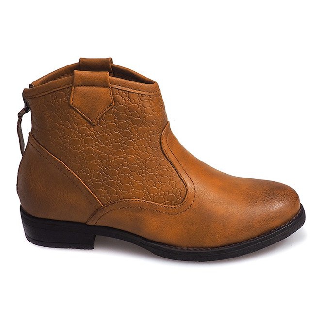 Zapatos bajos Botas de vaquero 248PA Camel marrón