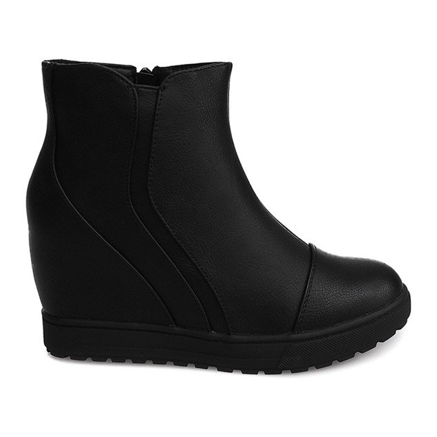 Zapatillas de cuña J0029A Negro Zapatillas de cuña J0029A Negro