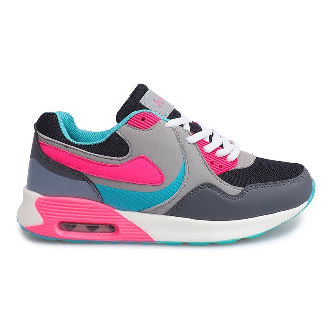 Zapatillas deportivas para correr B308A-4 Gris multicolor