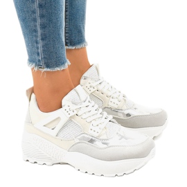 Calzado deportivo de mujer blanco de moda C2 Calzado deportivo de mujer blanco de moda C2