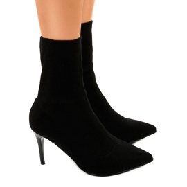 Botines negros LL-103P