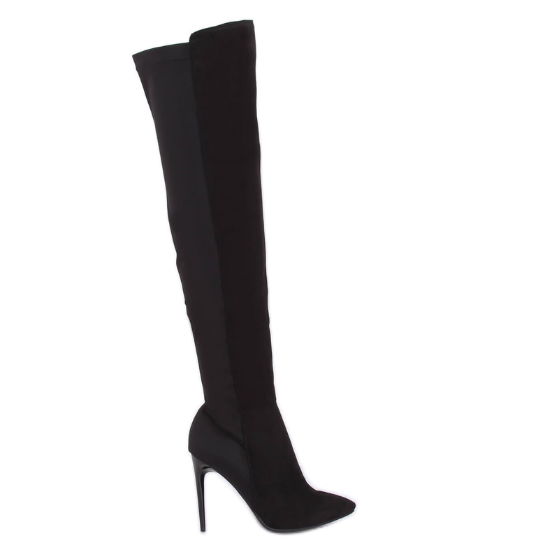 Botas negras con pin 0H010 Negro Botas negras con pin 0H010 Negro