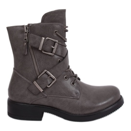 Botas militares grises C581 Grey Botas militares grises C581 Grey