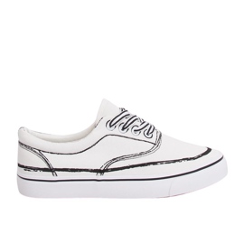 Zapatillas de mujer blancas BS103 White blanco Zapatillas de mujer blancas BS103 White blanco