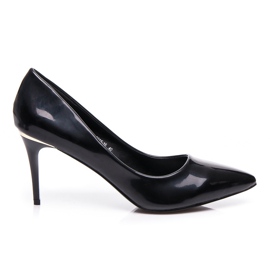 Small Swan Tacones lacados negros Small Swan Tacones lacados negros