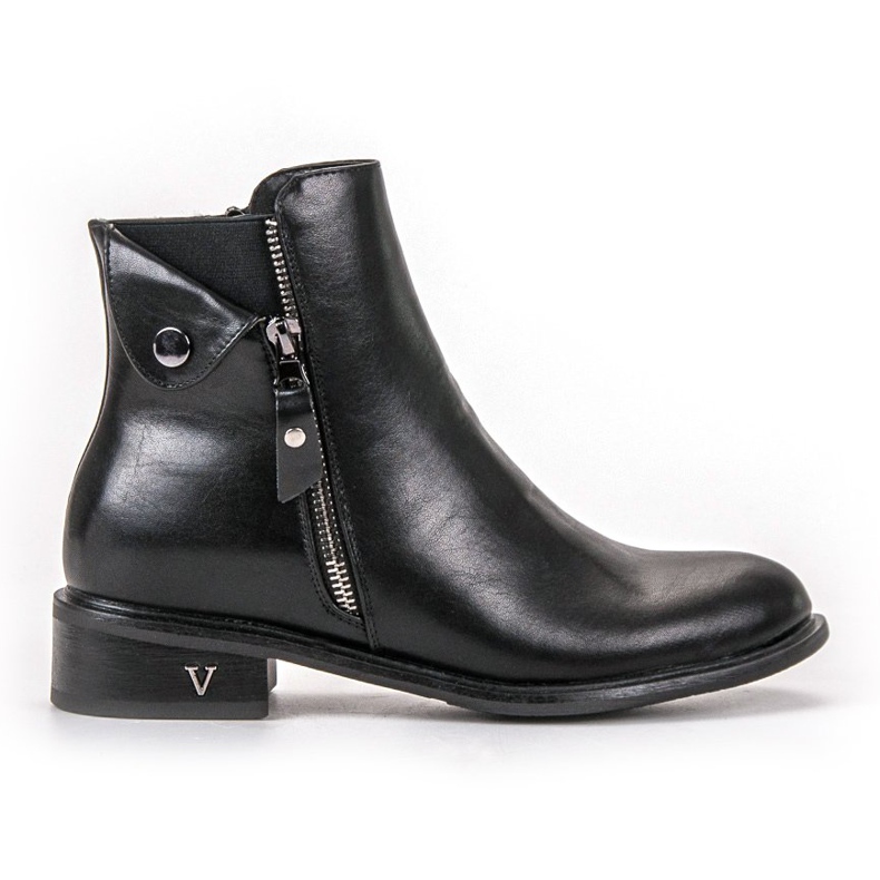 Botas con cremallera VINCEZA negro