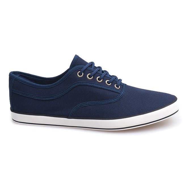 Zapatillas con cordones de las zapatillas B001 Marineblau azul marino