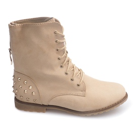 Botas ricamente decoradas 1511-2 Beige