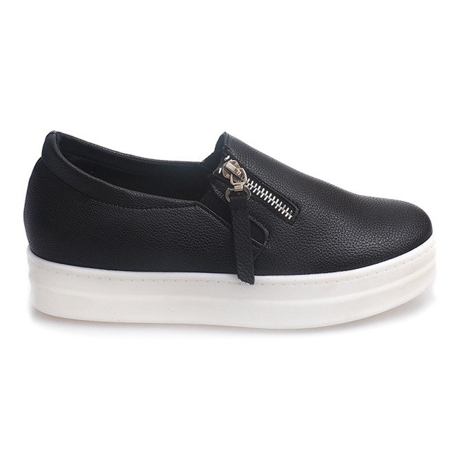 Zapatillas Creepersy con cuña 888 Black negro