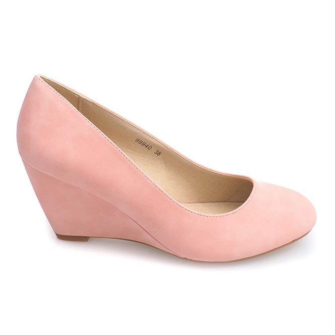 Zapatos De Cuña 99940 Rosa rosado