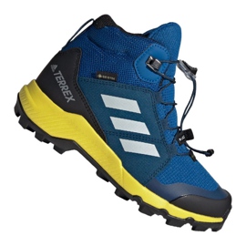 Zapatillas adidas Terrex Mid Gtx Jr BC0596 negro azul verde