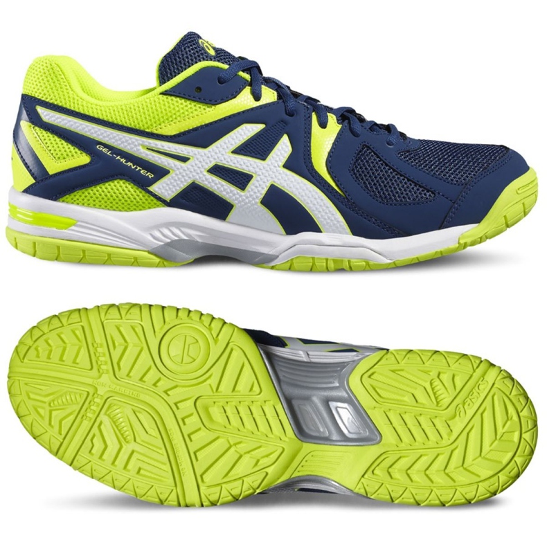 Zapatillas de entrenamiento Asics Gel Hunter 3 M R507Y-5801 azul marino multicolor