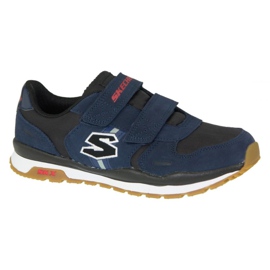 Zapatos Skechers Throwbax Jr 97360-NVBK azul marino