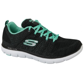 Skechers Flex Appeal 2.0 W 12756-BKAQ negro Skechers Flex Appeal 2.0 W 12756-BKAQ negro