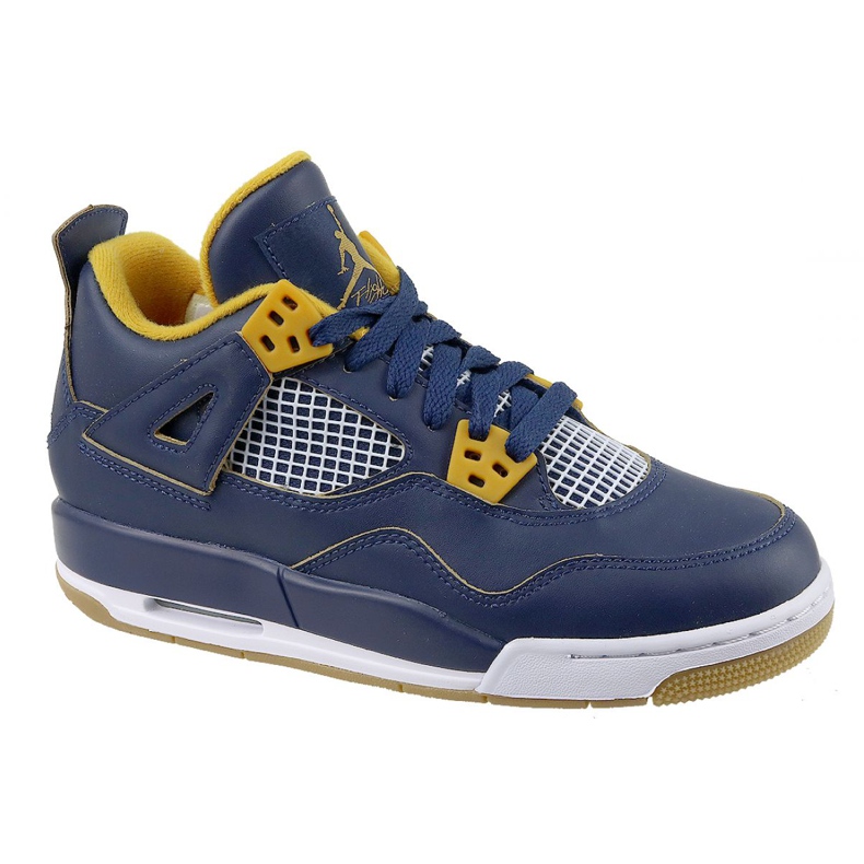 Nike Jordan 4 Retro Bg Jr 408452-425 azul marino Nike Jordan 4 Retro Bg Jr 408452-425 azul marino