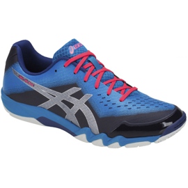 Zapatillas de squash Asics Gel-Blade 6 M R703N-400 azul