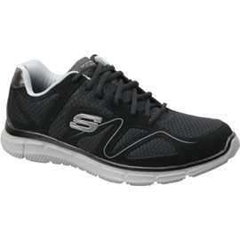 Zapatos Skechers Satisfaction M 58350-BKGY negro Zapatos Skechers Satisfaction M 58350-BKGY negro