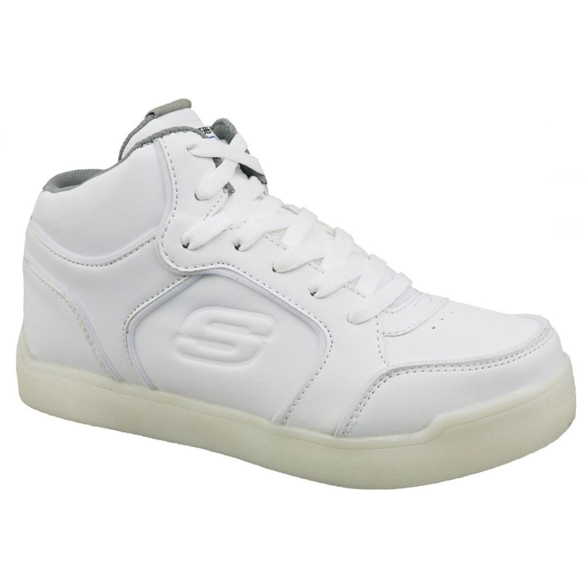 Skechers Energy Lights Jr 90622L WHT blanco KeeShoes