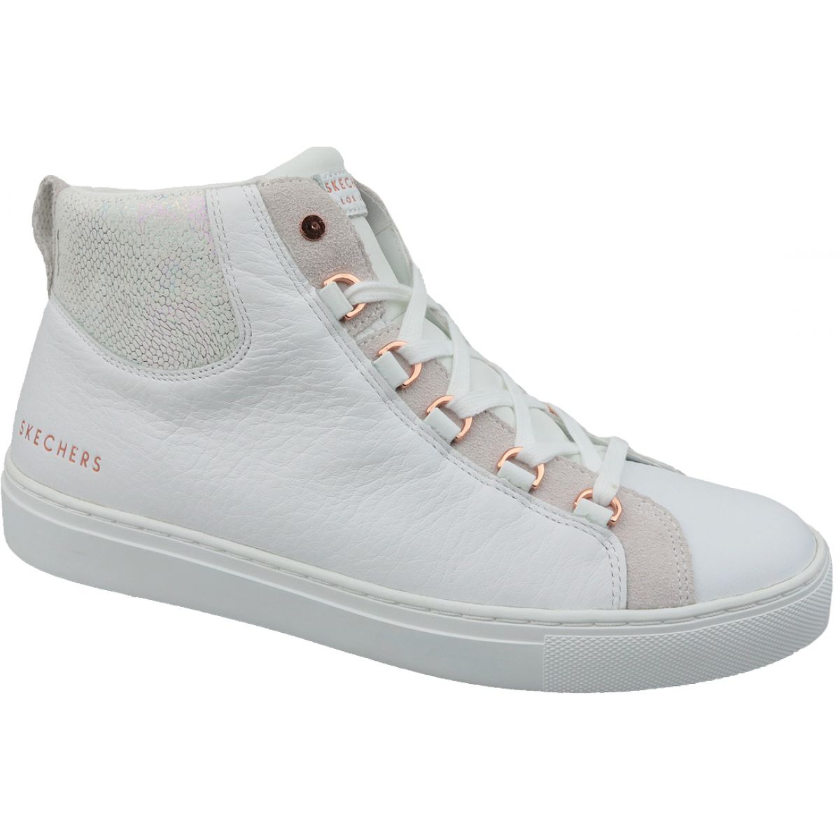 Zapatillas Skechers Side Street Core Set Hi W 73581 WHT blanco