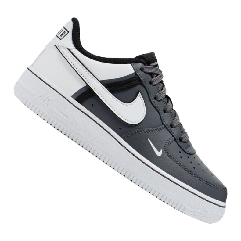 Calzado Nike Air Force 1 LV8 2 Jr CI1756-002 blanco negro