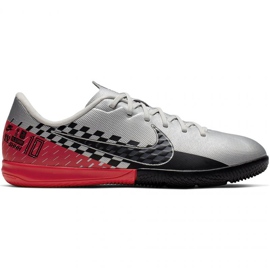 Zapatos de interior Nike Mercurial Vapor 13 Academy Neymar Ic Jr AT8139-006 gris sombras de grey