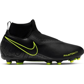 Zapatillas de fútbol Nike Phantom Vsn Academy Df FG / MG Jr AO3287-007 negro negro