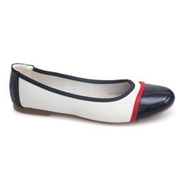 Bailarinas barnizadas 336 Blanco negro