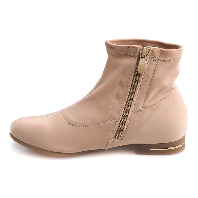 Botas de Tela Elegante R105 Beige