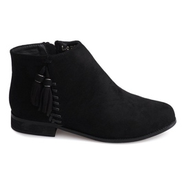 Botines Ante Boho 99-8 Negro