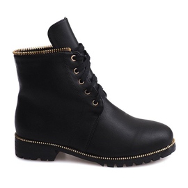 Botas Trappers Con Piel X685 Negra negro