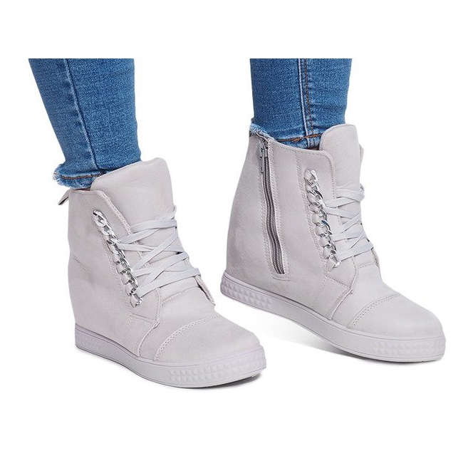 Deportivas Cuña 1867 Gris Deportivas Cuña 1867 Gris