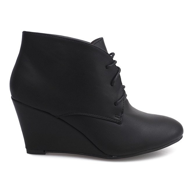 Wedges On Wedge Boots 1177B Negro