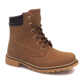 Botas de madera R-8 Camel marrón