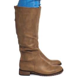 Botas altas y cálidas BL2830 Khaki verde