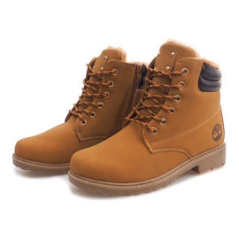 Botas de madera con aislamiento BED01 Camel marrón