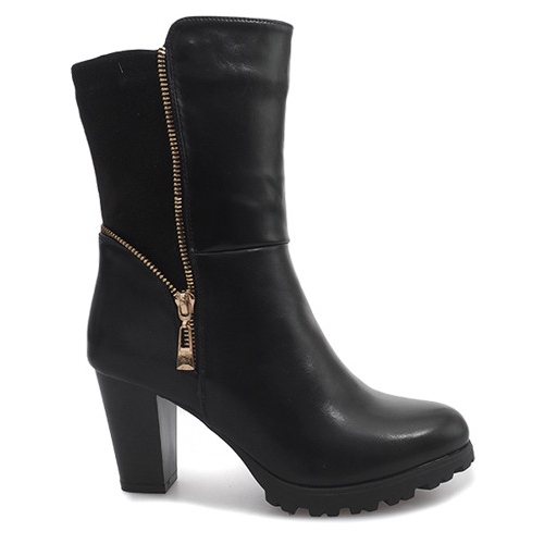 Boots On Heel FR59 Negro