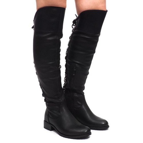 Botas elegantes F103 Negro