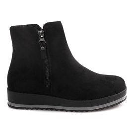 Botines calientes Jodhpur boots K-103 Black negro
