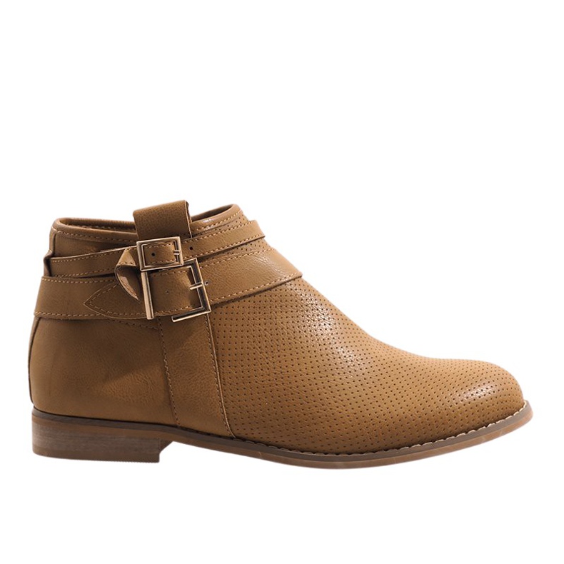 Botas caladas con cremallera H208 Beige