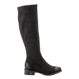 Botas de ante VINCEZA negro