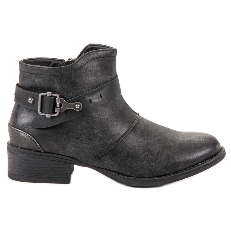 Groto Gogo Botas con hebilla decorativa negro