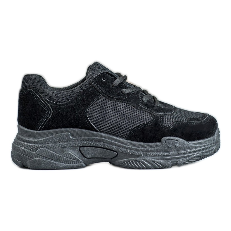 SHELOVET Calzado deportivo con cordones negro