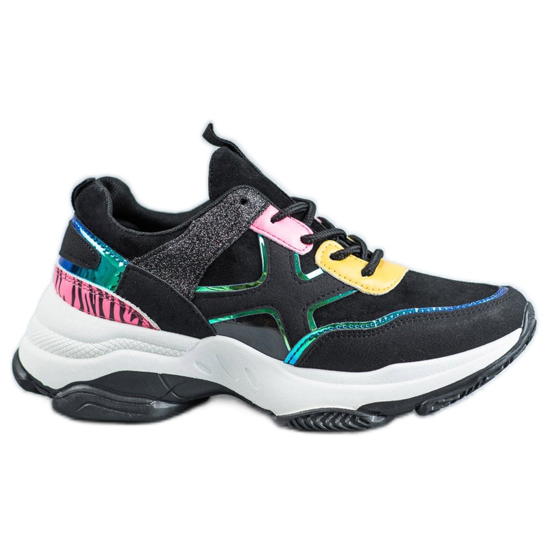 SHELOVET Calzado deportivo de moda negro