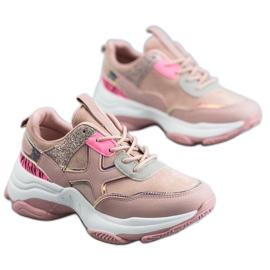 SHELOVET Calzado deportivo de moda rosado