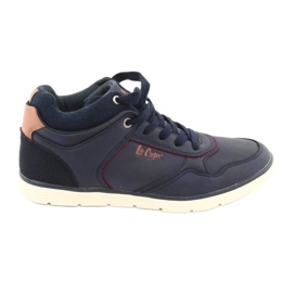 Zapatillas de hombre Lee Cooper 19-29-032B azul marino marrón marina Zapatillas de hombre Lee Cooper 19-29-032B azul marino marrón marina