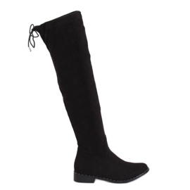 Botas de ante negro QT04P Black