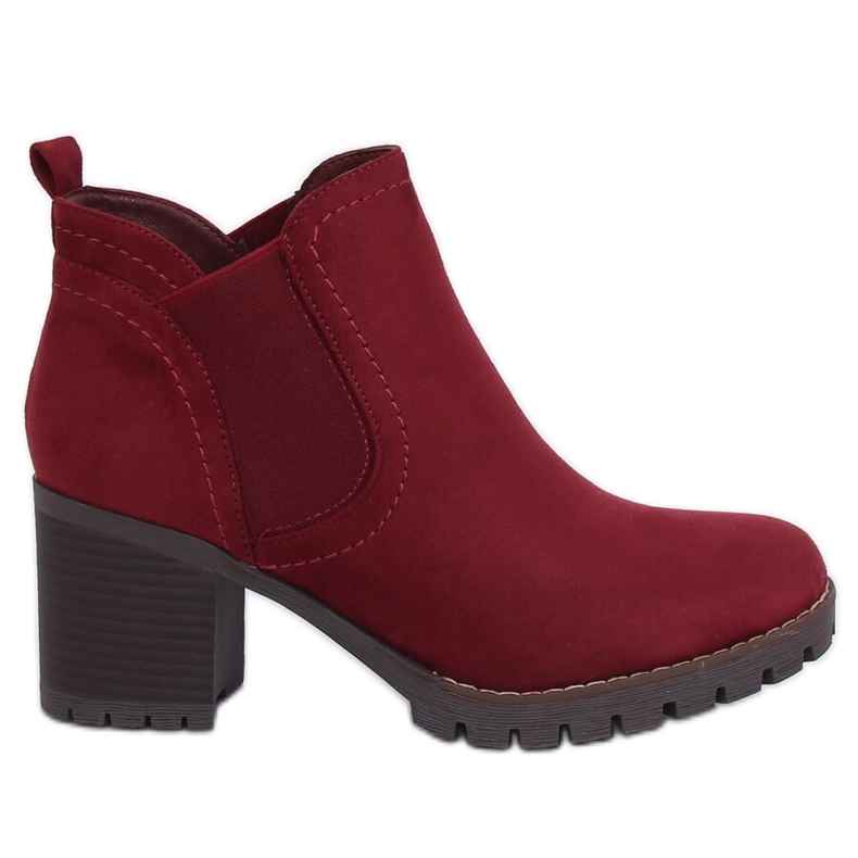 Botas granate 8B879 Wine Jodhpur rojo