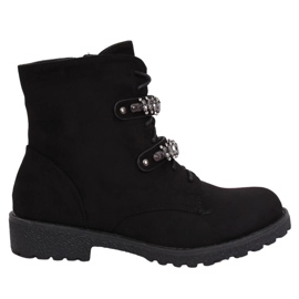 Botas negras con cordones H8-118 Black negro
