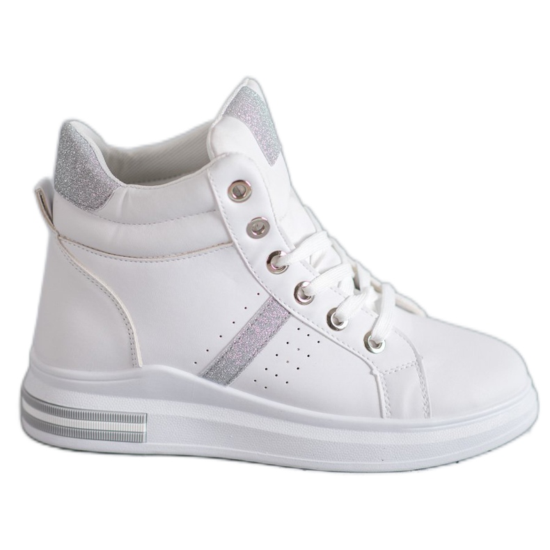 SHELOVET Zapatillas blancas de mujer blanco