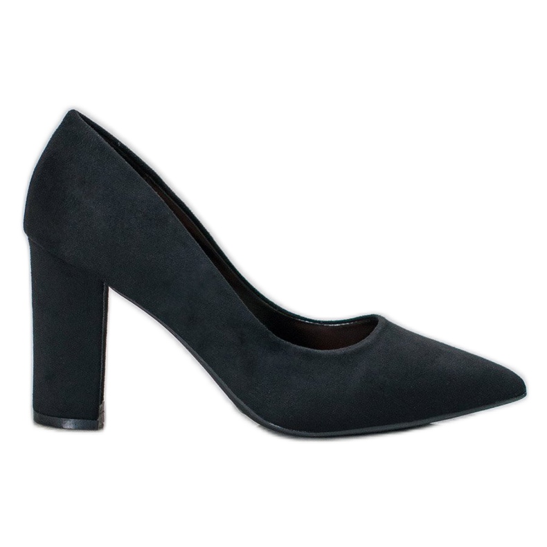 Laura Mode Zapatos de tacón de ante negros